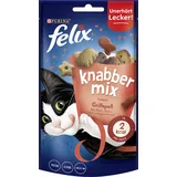 FELIX Knabber Mix Grillspaß mit Rind-, Huhn- & Lachsgeschmack, 60 g