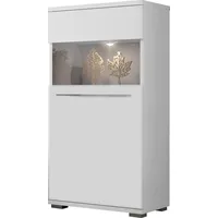 PLACES OF STYLE Highboard »Piano Vitrine«, UV lackiert, Soft-Close