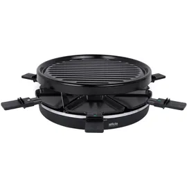 Silva Schneider PK-R066 Raclette, 6 Pfännchen, 800 W, Grillplatte