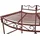 deluke Baumbank 122 x 63 x 80 cm Schwarz