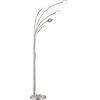 LED Bogenlampe »Dent«, Silber 225cm