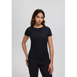 Rukka Trainingsshirt "Rukka T-shirt Mankala", Damen, Gr. 40, schwarz, Stoff, 80% Polyamid, 20% Elasthan, normal, Shirts