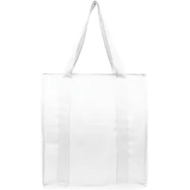 TOPS Knives 5 x Kühltasche Groß Einkaufstasche ca. 35,5 x 25 x 38 cm Reißverschluss – Isoliertasche für Flaschen & Lebensmittel –