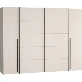 Forte Schwebetürenschrank NARAGO 270,3 x 210,5 x 61,2 cm Beige