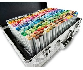 COPIC® Sketch Layoutmarker-Set farbsortiert 1,0 + 6,0 mm, 358 St.