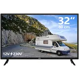 JTC Camping und Home 32" HD TV JTCT32H39321 mit **12-Volt/230-Volt-Anschluss** und Triple Tuner