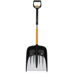 Fiskars X-series Teleskop-Schneeschaufel, Schneeschaufel, Metall, Schwarz, Orang