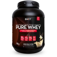 Whey Protein Pulver Vanille | 850g | Premium Molkenproteine für Muskelaufbau | Protein Isolate | Eiweißpulver | Proteinpräparate | EAFIT made in France
