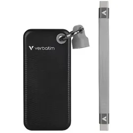 Verbatim Pocket SSD 1 TB USB 3.2 Typ-C schwarz/grau