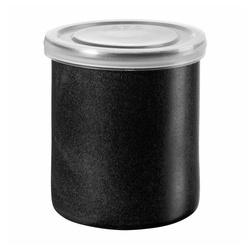 ASA SELECTION Vorratsdose Black 10 cm, Steingut schwarz