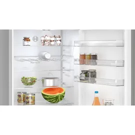 Bosch Serie 4 KGN492IAF Kühl-Gefrierkombination (440 l, 2030 mm hoch, Edelstahl)