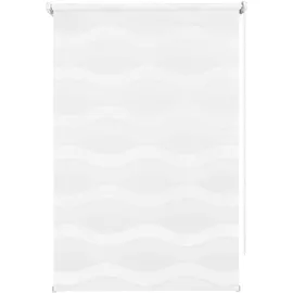 Good Life Doppelrollo WAVE 90 x 210 cm Wellen/weiß