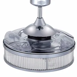 Fanaway Corbelle 122 cm Deckenventilator chrom/transparent