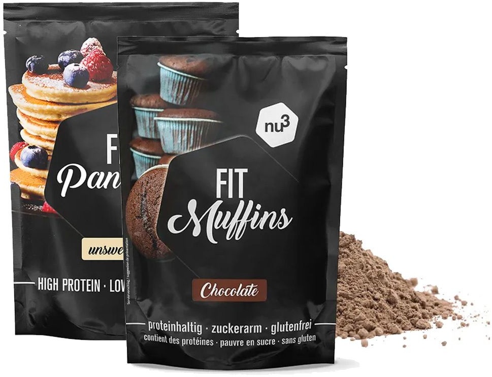 NU3 Fit Protein Muffins + NU3 Fit Pancakes 2x240 g
