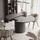 idohome Esstisch 160 x 77 x 120 cm schwarz