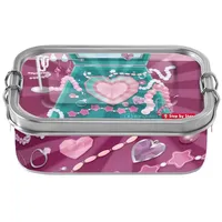 Step By Step Edelstahl-Lunchbox Glitter Heart Hazle