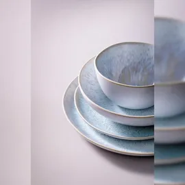 Palmer Light Blue Sea Tafelservice 24-tlg. grau hellblau weiß beige