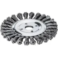 Lessmann Rundbürste Stahldraht 0,50 mm, Bürsten-⌀xBohrungs-⌀ / Gewinde: 178X22
