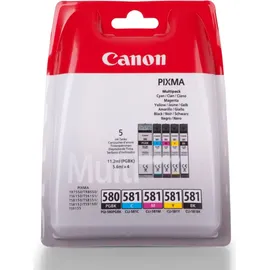 Canon PGI-580 pigmentschwarz + CLI-581 CMYK