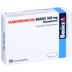 CLARITHROMYCIN BASICS 250 mg Filmtabletten 20 St
