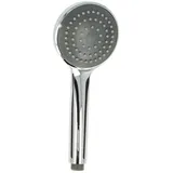 tecuro Komfort-Handbrause Ø 100 mm, mit Brauseregen Antikalknoppen, chrom