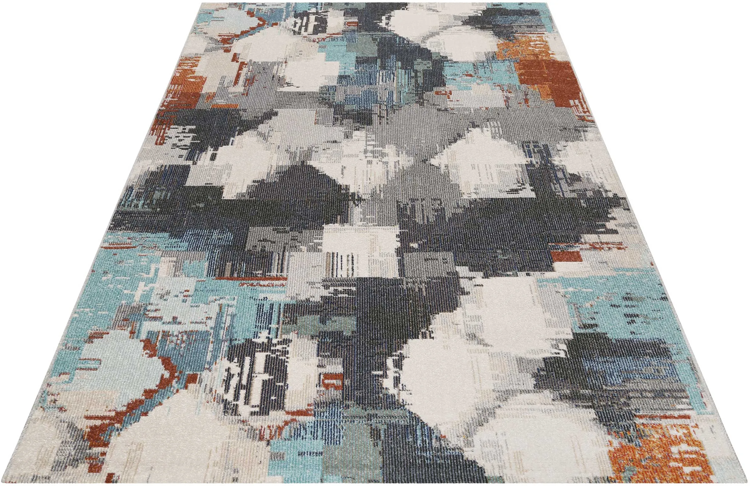 Esprit Outdoorteppich »Stash«, rechteckig, pflegeleicht, im Mosaik-Muster, ideal für Terrasse, Küche, Wohnzimmer ESPRIT bunt B/L: 225 cm x 225 cm