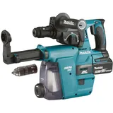 Makita DHR243RTJW inkl. 2 x 5,0 Ah + Makpac + Schnellladegerät + Staubabsaugung