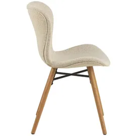 VCM Esszimmerstuhl BatildaA1 Polyester beige 2er Set