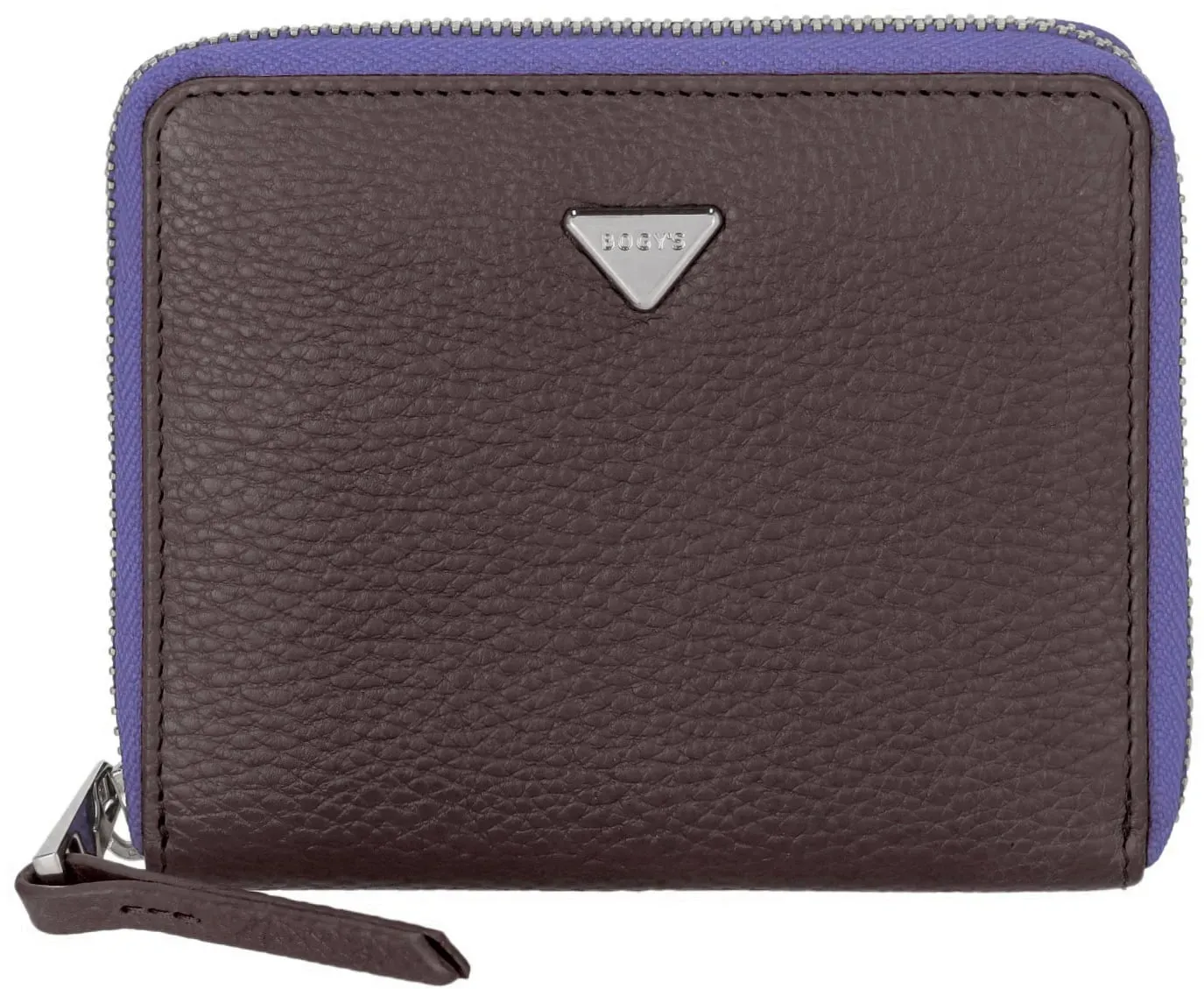 Bogy's Reißverschlussbörse Damen Queens 81009 dark brown/purple
