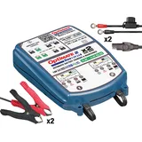 Optimate OptiMate 2 DUO x 2 BANK, TM570, BRONZE-Serie: 5-stufiges 2x 12V/12,8V 2A Batterielade- & -wartungsgerät für versiegelte Batterien