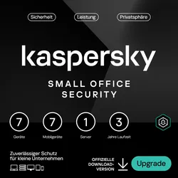 Kaspersky Small Office Security 7+7+1 - 3 Jahre Renewal 7 Geräte + 7 Mobilgeräte + 1 Dateiserver - 3 Jahre