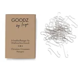 Inges Glas Schnellaufhänger S-Haken 100 Stk 4cm silber