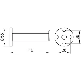 Keuco Plan 14963, verchromt