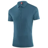 Löffler Merino Tencel Kurzarm-poloshirt Dark Petrol 52