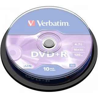 Verbatim DVD+R 4.7GB 16x 10er Spindel