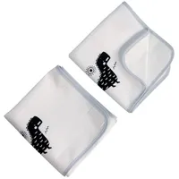 PuckDaddy Ersatz-Frotteebezüge Hedda, 2er-Set, Dino