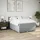 vidaXL Boxspringbett mit Matratze Hellgrau 160x200 cm Stoff