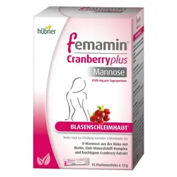 Hübner femamin® Cranberry plus (15 Sticks)