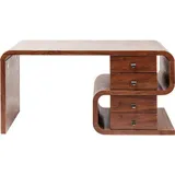 Kare Schreibtisch Soft Snake Walnut 150x70cm