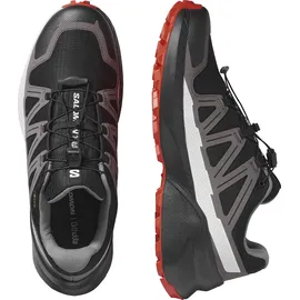 Salomon Speedcross Peak Herren Schwarz / Castlerock / Cherry Tomato 45