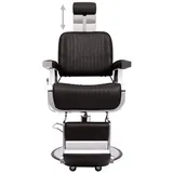 vidaXL Friseurstuhl Schwarz 68x69x116cm Kunstleder