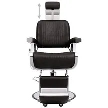 vidaXL Friseurstuhl Schwarz 68x69x116cm Kunstleder