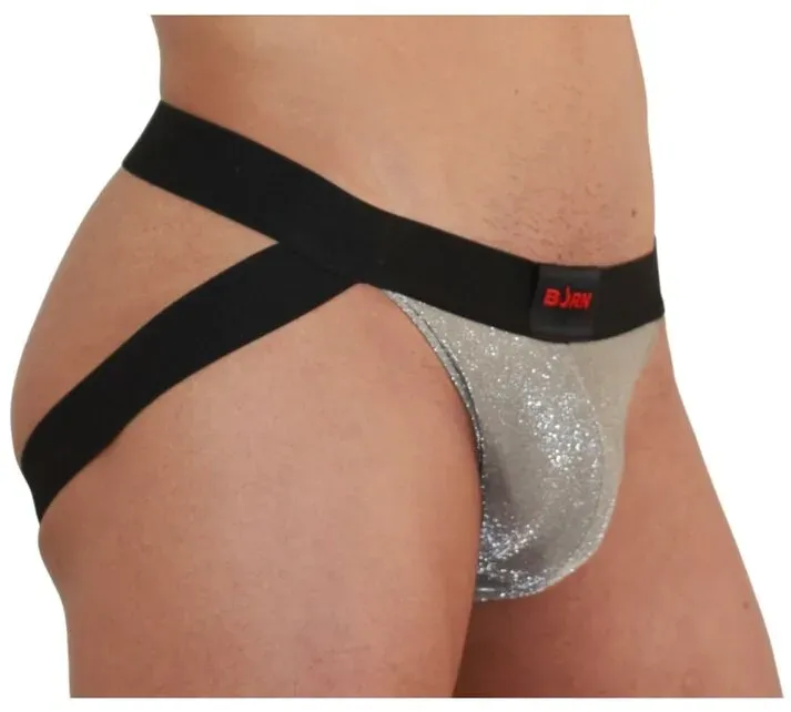 BURN - 001 JOCK GLÄNZEND BEIGE / SCHWARZ S - M