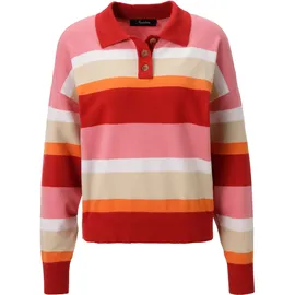 Aniston CASUAL Strickpullover mit Polokragen Rot M