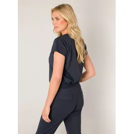 Base Level T-Shirt Tilly mit V-Ausschnitt blau 4XL (48)