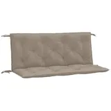 vidaXL Gartenbank-Auflagen 2 Stk. Taupe 120x50x7 cm Oxford-Gewebe