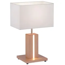 just light. LED-Tischleuchte, Holzdekor, CCT Farbmanagement, dimmbar, Wippschalter