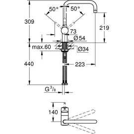 Grohe Minta supersteel 32488DC0
