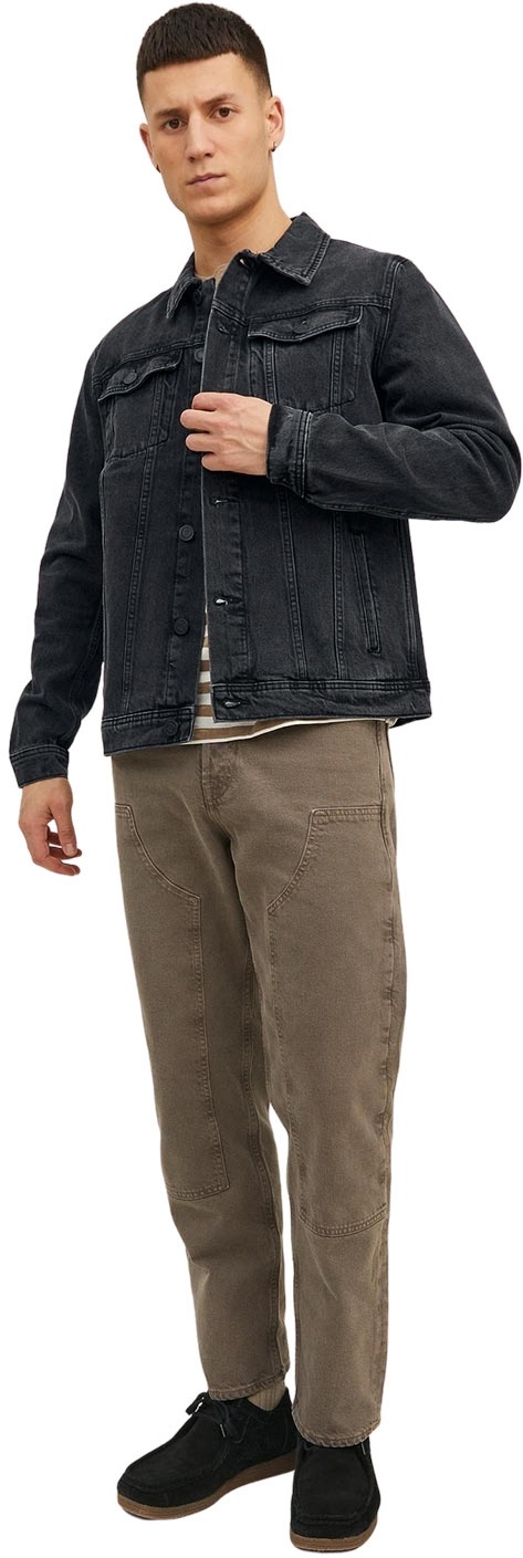 Jack & Jones Jeansjacke Jean in Schwarz-XS