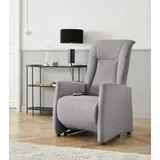 TV-Sessel SIT & MORE "Melissa", grau, B:71cm, 100% Polyester, Sessel, wahlweise elektrisch oder manuell verstellbar, optional Aufstehhilfe